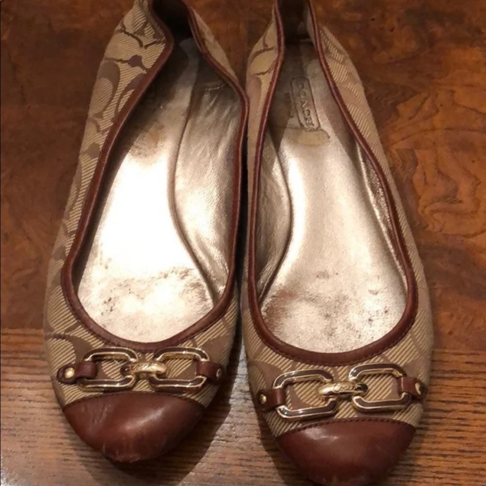 Coach ballet flats